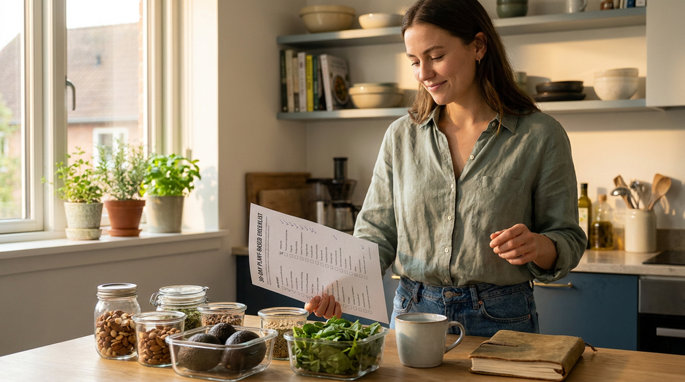 woman-kitchen-30-day-checklist-wellness