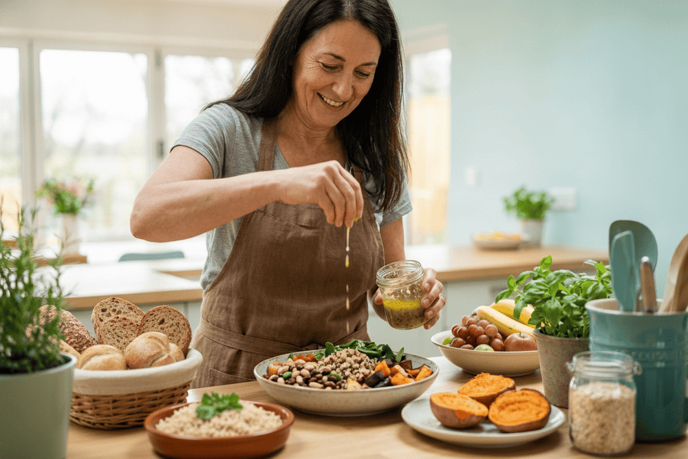 woman-preparing-plant-forward-meal-kitchen